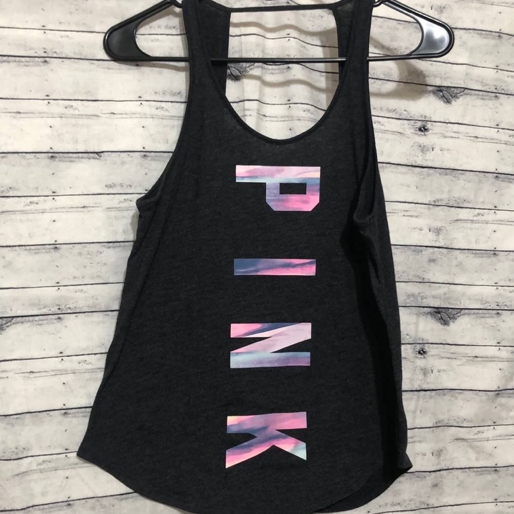 Pink Victoria’s Secret tank top